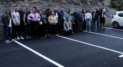 La nueva zona de aparcamientos en Valleseco transforma la movilidad en Anaga