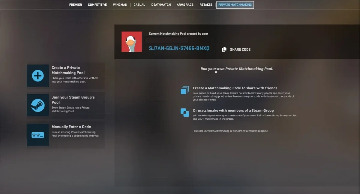 Los secretos para crear partidas privadas en CS2 que no te puedes perder