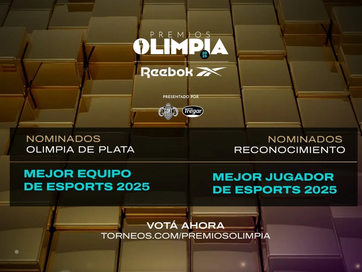Se anunciaron los nominados al Premio Olimpia en la categoría de esports - Olé